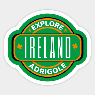 Adrigole, Ireland - Irish Town Sticker